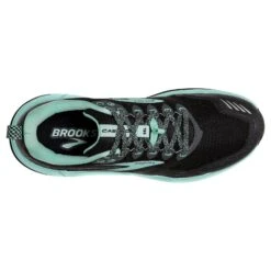 BROOKS Women's Cascadia 16 Trail Running Shoes - Black/Ebony/Yucca - Regular (B) -Optimal Sportswear Store 120363 049 O Cascadia 16