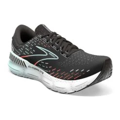 BROOKS Women's Glycerin GTS 20 Running Shoe - Black/Red/Opal - Regular (B) -Optimal Sportswear Store 120370 045 A Glycerin GTS 20 1