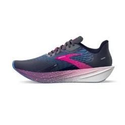 BROOKS Women's Hyperion Max Running Shoe - Peacoat/Marina Blue/Pink Glo - Regular (B) -Optimal Sportswear Store 120377 441 M Hyperion Max