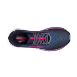 BROOKS Women's Hyperion Max Running Shoe - Peacoat/Marina Blue/Pink Glo - Regular (B) -Optimal Sportswear Store 120377 441 O Hyperion Max