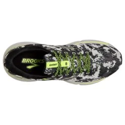 BROOKS Women's Ghost 15 Camo Running Shoe - Black/Ebony/Nightlife - Regular (B) -Optimal Sportswear Store 120380 029 O Ghost 15