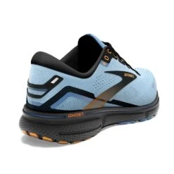 BROOKS Women's Ghost 15 Running Shoe- Light Blue/Black/Yellow - Regular (B) -Optimal Sportswear Store 120380 437 H Ghost 15