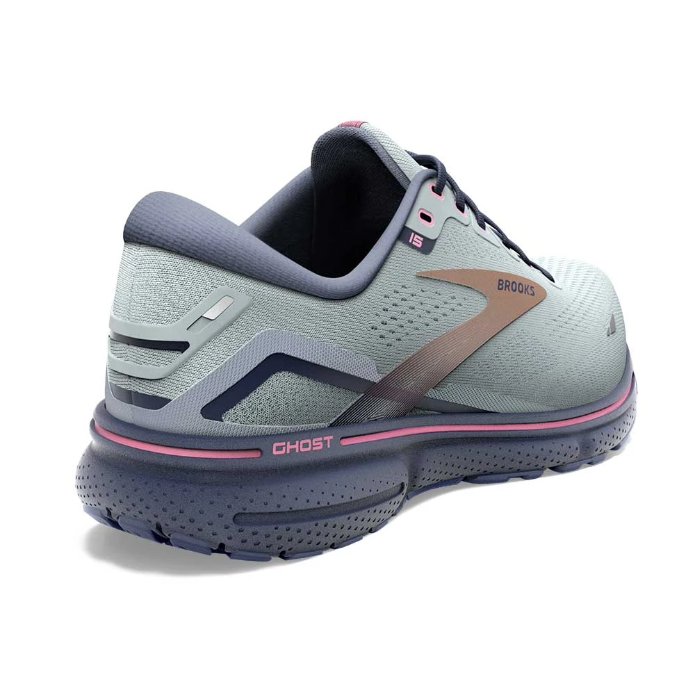BROOKS Women's Ghost 15 Running Shoe - Spa Blue/Neo Pink/ Copper- Regular (B) 6 BROOKS Women's Ghost 15 Running Shoe - Spa Blue/Neo Pink/ Copper- Regular (B) - Image 4