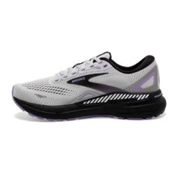 BROOKS Women's Adrenaline GTS 23 Running Shoe - Grey/Black/Purple- Regular (B) -Optimal Sportswear Store 120381 039 M Adrenaline GTS 23 1