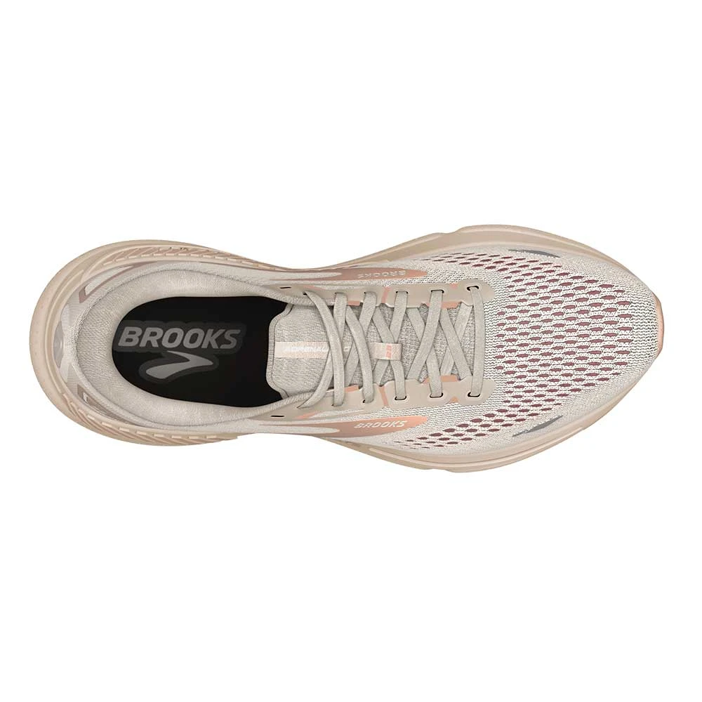BROOKS Women's Adrenaline GTS 23 Running Shoe - Crystal Grey/Villa/White- Regular (B) 6 BROOKS Women's Adrenaline GTS 23 Running Shoe - Crystal Grey/Villa/White- Regular (B) - Image 4
