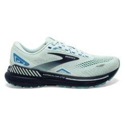 BROOKS Women's Adrenaline GTS 23 Running Shoe - Blue Glass/Nile Blue/Marina- Wide (D)