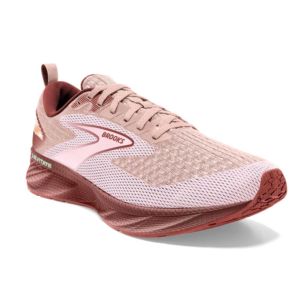 BROOKS Women's Levitate 6 Running Shoe - Peach Whip/Pink- Regular (B) 4 BROOKS Women's Levitate 6 Running Shoe - Peach Whip/Pink- Regular (B) - Image 2