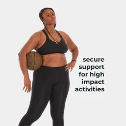 Women's Y-Back Bra - Booya Black -Optimal Sportswear Store 155 001 1