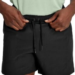 On Running Men's Essential Running Short - Black -Optimal Sportswear Store 1MD10120553 essential shorts ss23 black m g5