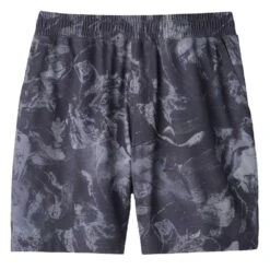 Mako Short 7" Unlined - Asphalt Marble Print
