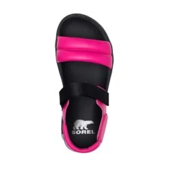 Sorel Women's Viibe Sandal - Fuchsia Fizz/Black- Regular (B) -Optimal Sportswear Store 2030511 650 u