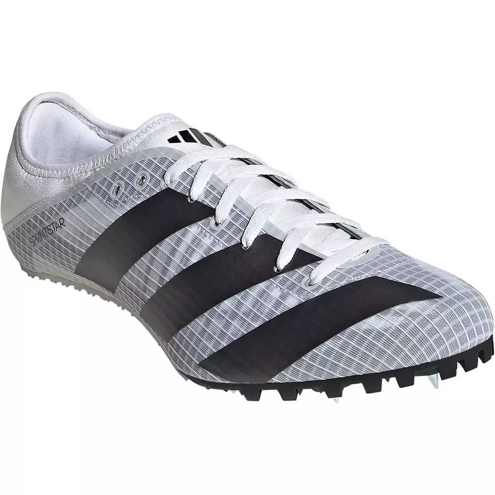 ADIDAS Men's Sprintstar Track Spikes - Ftwr White/Night Met./Core Black - Regular (D) 5 ADIDAS Men's Sprintstar Track Spikes - Ftwr White/Night Met./Core Black - Regular (D) - Image 3