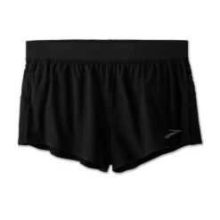 BROOKS Men's Sherpa Split Short 3in - Black