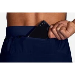 BROOKS Men's Sherpa 5" Short - Navy -Optimal Sportswear Store 211332 451 D2 Sherpa 5in Short