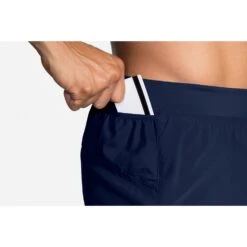 BROOKS Men's Sherpa 5" Short - Navy -Optimal Sportswear Store 211332 451 D3 Sherpa 5in Short