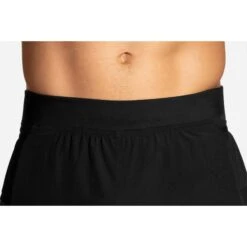 BROOKS Men's Sherpa 7" 2-In-1 Short - Black -Optimal Sportswear Store 211333 001 D1 Sherpa 7in 2in1 Short