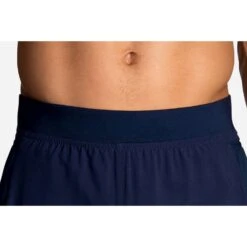 BROOKS Men's Sherpa 7" 2-In-1 Short - Navy 13 BROOKS Men's Sherpa 7" 2-In-1 Short - Navy -Optimal Sportswear Store 211333 451 D1 Sherpa 7in 2in1 Short