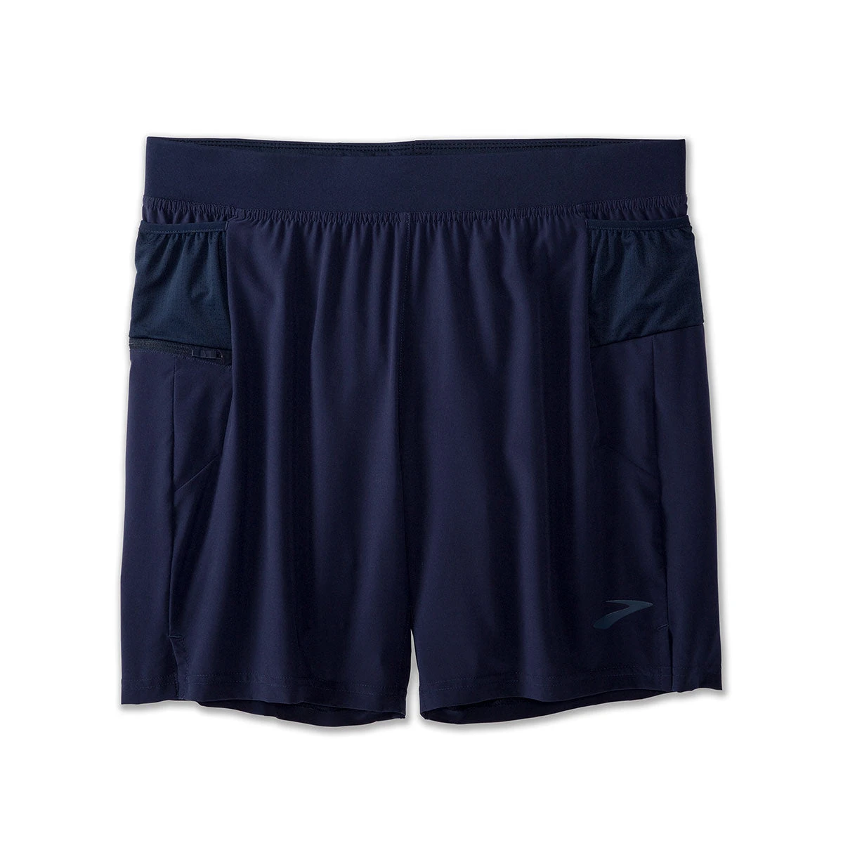 BROOKS Men's Sherpa 7" 2-In-1 Short - Navy 3 BROOKS Men's Sherpa 7" 2-In-1 Short - Navy