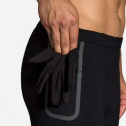 BROOKS Men's Momentum Thermal Tight - Black 14 BROOKS Men's Momentum Thermal Tight - Black -Optimal Sportswear Store 211359 001 D2 Momentum Thermal Tight