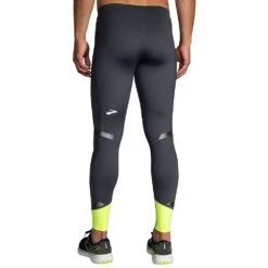 BROOKS Men's Run Visible Tight - Asphalt/Nightlife -Optimal Sportswear Store 211412 044 MB Run Visible Tight 1