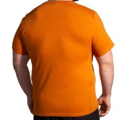 BROOKS Men's Distance Short Sleeve 2.0 Top- Htr Autumnal -Optimal Sportswear Store 211453 858 MB Distance Short Sleeve 2