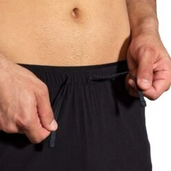 BROOKS Men's High Point 7" 2-in-1 Short - Black -Optimal Sportswear Store 211454 001 D2 High Point 7in 2in1 Short