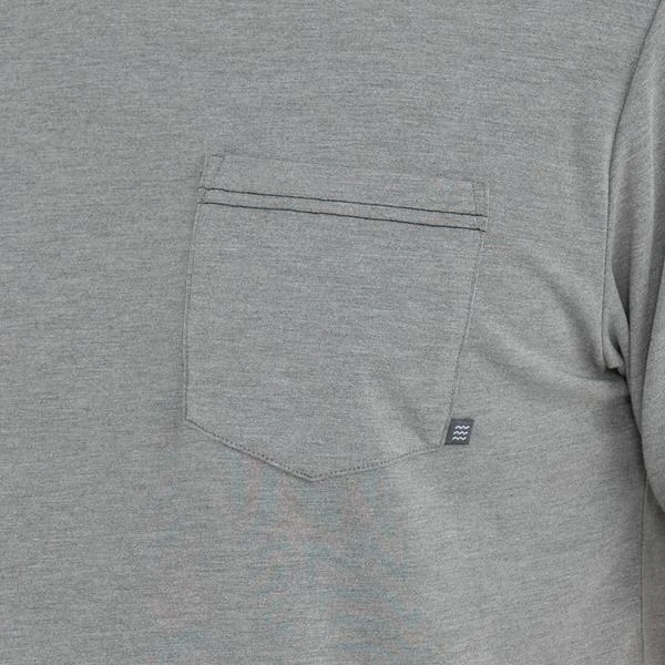 Men's Bamboo Flex Pocket Tee - Heather Graphite 4 Men's Bamboo Flex Pocket Tee - Heather Graphite - Image 2