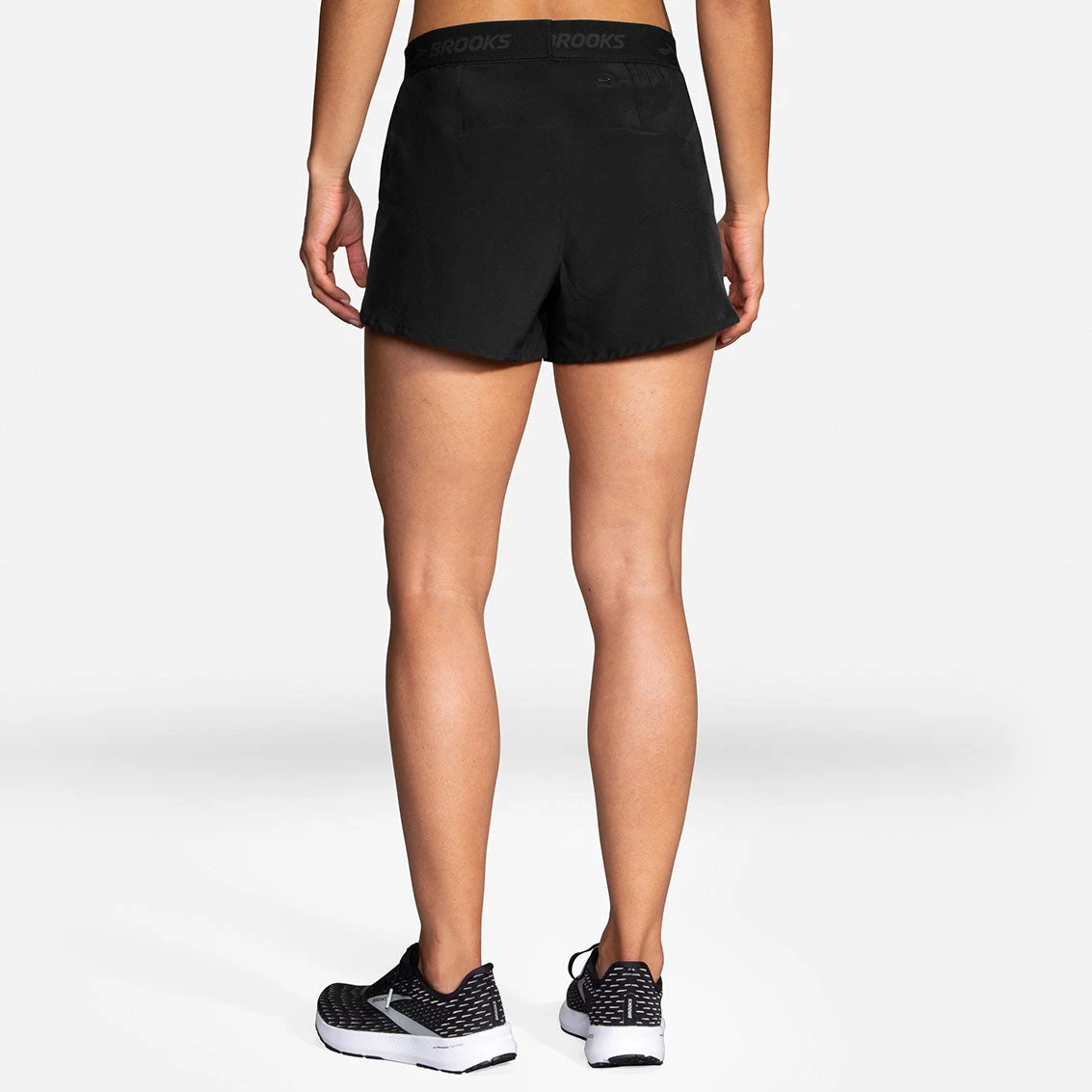 Women's Chaser 3" Shorts - Black/Brooks 5 Women's Chaser 3" Shorts - Black/Brooks - Image 3