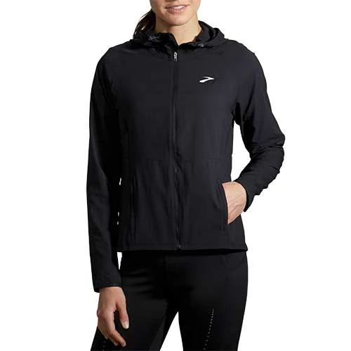 BROOKS Women's Canopy Jacket 2022 - Black 4 BROOKS Women's Canopy Jacket 2022 - Black - Image 2