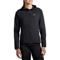 BROOKS Women's Canopy Jacket 2022 - Black 16 BROOKS Women's Canopy Jacket 2022 - Black -Optimal Sportswear Store 221521 001 MF Canopy Jacket