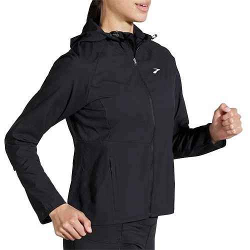 BROOKS Women's Canopy Jacket 2022 - Black 7 BROOKS Women's Canopy Jacket 2022 - Black - Image 5