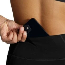 BROOKS Women's Method 7/8 Tight 2022 - Black -Optimal Sportswear Store 221524 001 D1 Method 78 Tight