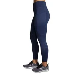 BROOKS Women's Method 7/8 Tight 2022 - Navy -Optimal Sportswear Store 221524 451 D4 Method 78 Tight
