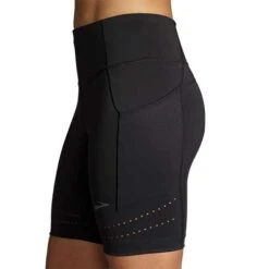 BROOKS Women's Method 8" Short Tight - Black -Optimal Sportswear Store 221525 001 D4 Method 8in Short Tight