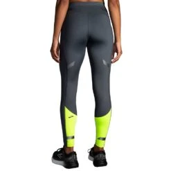 BROOKS Women's Run Visible Tight - Asphalt/Nightlife -Optimal Sportswear Store 221558 044 MB Run Visible Tight