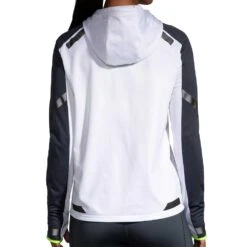 BROOKS Women's Run Visible Thermal Hoodie - White/Asphalt/Nightlife 14 BROOKS Women's Run Visible Thermal Hoodie - White/Asphalt/Nightlife -Optimal Sportswear Store 221559 134 MB Run Visible Thermal Hoodie