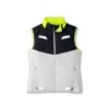 BROOKS Women's Run Visible Insulated Vest - White/Asphalt/Nightlife 2 BROOKS Women's Run Visible Insulated Vest - White/Asphalt/Nightlife -Optimal Sportswear Store 221561 134 LF Run Visible Insulated Vest 1