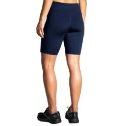 BROOKS Women's Moment 8in Short Tight - Navy -Optimal Sportswear Store 221585 451 MB Moment 8in Short Tight