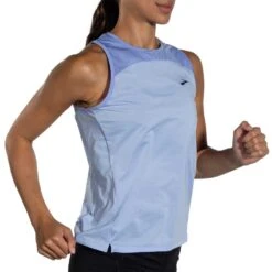 BROOKS Women's Sprint Free Tank 2.0 - Lt Lavender/Blue Lavender -Optimal Sportswear Store 221605 405 MV Sprint Free Tank 2