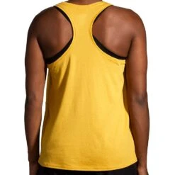 BROOKS Women's Distance Tank 2.0 - Htr Sundial/Retro RH -Optimal Sportswear Store 221606 726 MB Distance Tank 2