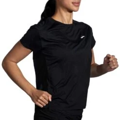 BROOKS Women's Sprint Free Short Sleeve 2.0 - Black -Optimal Sportswear Store 221613 001 MV Sprint Free Short Sleeve 2