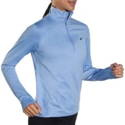 BROOKS Women's Dash 1/2 Zip 2.0 - Htr Lt Lavender -Optimal Sportswear Store 221651 465 MV Dash Half Zip 2