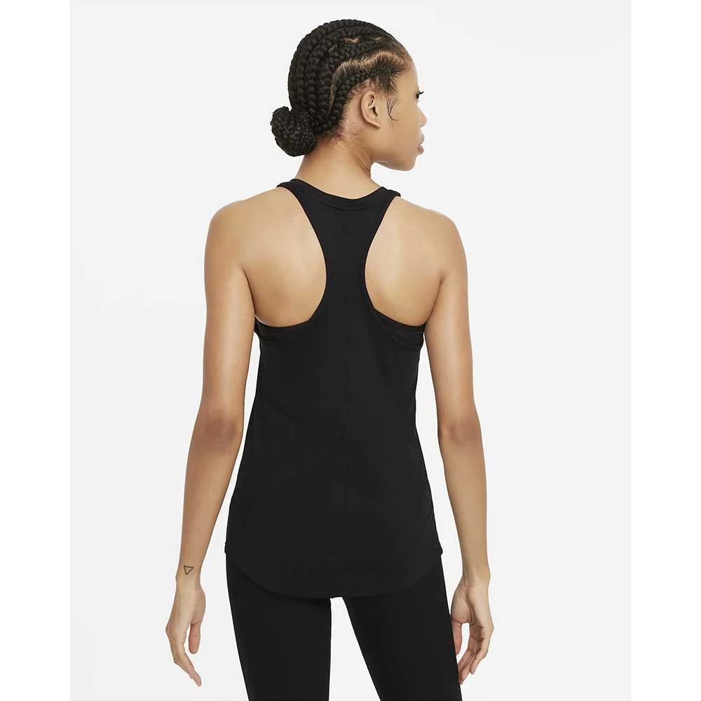 Women's Nike Dri-Fit One Luxe Slim Fit Tank- Black 5 Women's Nike Dri-Fit One Luxe Slim Fit Tank- Black - Image 3