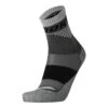 BROOKS Unisex High Point Crew Sock - Asphalt/Black -Optimal Sportswear Store 280491 012 D1 High Point Crew