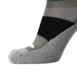 BROOKS Unisex High Point Crew Sock - Asphalt/Black -Optimal Sportswear Store 280491 012 D3 High Point Crew