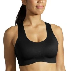 BROOKS Women's Dare Crossback Run Bra 2.0 -Black -Optimal Sportswear Store 350084 001 MF Dare Crossback Run Bra 2