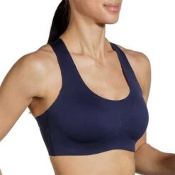 BROOKS Women's Dare Crossback 2.0 Run Bra - Navy -Optimal Sportswear Store 350084 451 MV Dare Crossback Run Bra 2
