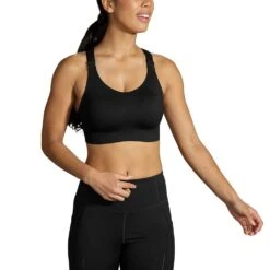 BROOKS Women's Dare Racerback Run Bra 2.0 - Black -Optimal Sportswear Store 350085 001 MA Dare Racerback Run Bra 2