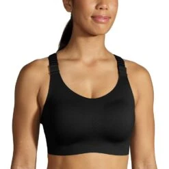 BROOKS Women's Dare Racerback Run Bra 2.0 - Black -Optimal Sportswear Store 350085 001 MF Dare Racerback Run Bra 2