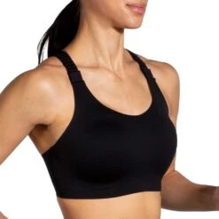 BROOKS Women's Dare Racerback Run Bra 2.0 - Black -Optimal Sportswear Store 350085 001 MV Dare Racerback Run Bra 2